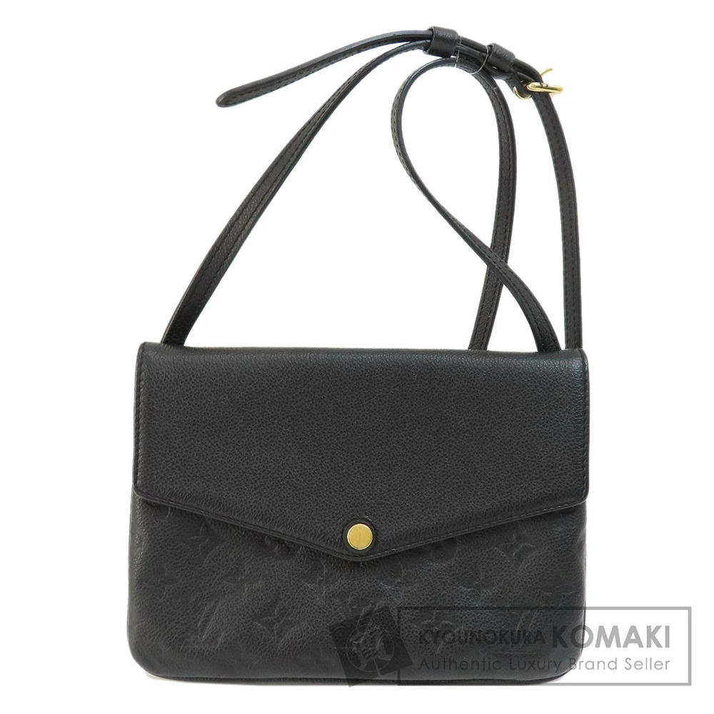 Louis Vuitton Twice Noir Black Shoulder Bag Empreinte